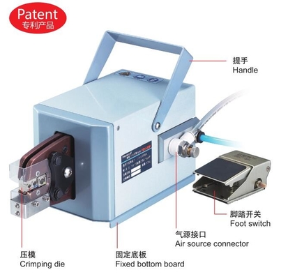 6Kg Terminal Crimping Machine 2.5T Output With Interchangeable Crimping Dies