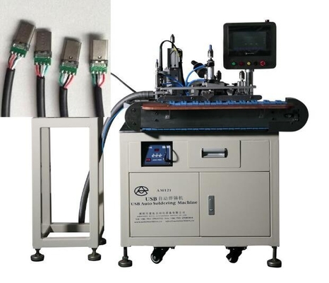 AM121 Custom Date Cable Soldering Machine Constant Temperature For Type - C