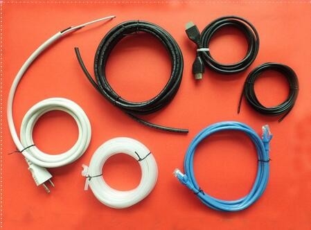 Round Type USB / DC Cable Bundling Machine 1500w 750×600×1380 mm