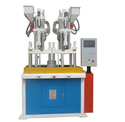 Stationery / Toy Two Color Vertical Injection Moulding Machine 2.8Kw × 2 Heating