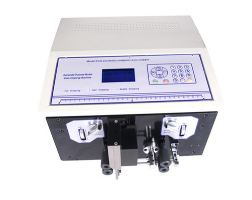 Multi Cores Flat Power Cable Wire Stripping Machine With Four Wheels Drive