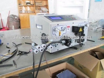 Automatic Leicca Usb Data Cable Cutting Stripper Machine Diameter Φ16mm