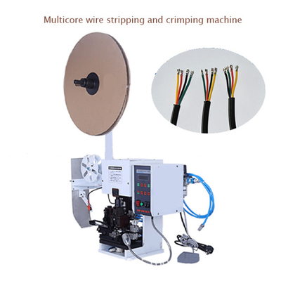 High-speed Mute Wire Stripping And Terminal Crimpping Machines